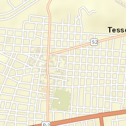 Teseney Street Map