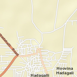 Hadagalli Street Map