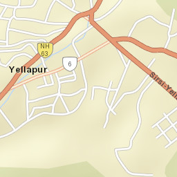 Yellapur Street Map
