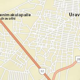 Uravakonda Street Map