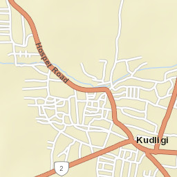 Kudligi Street Map