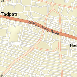 Tadpatri Street Map