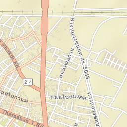Amphoe Mueang Surin Street Map