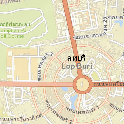 Lop Buri Street Map