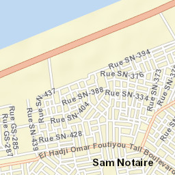 Guédiawaye Department Street Map