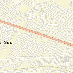 Pikine Department Street Map