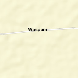 Waspán Street Map