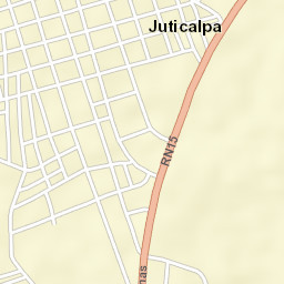 Juticalpa Street Map