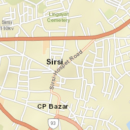 Sirsi Street Map