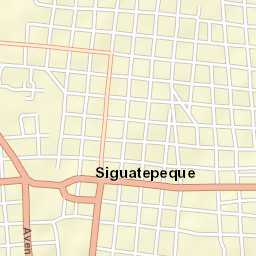 Siguatepeque Street Map