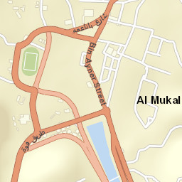 Mukalla Street Map