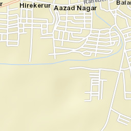 Hirekerur Street Map