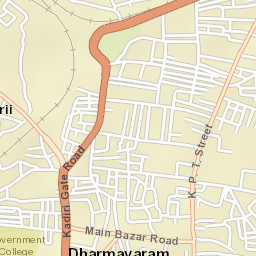 Dharmavaram Street Map