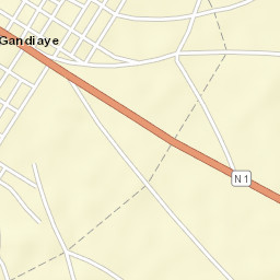 Gandiaye Street Map