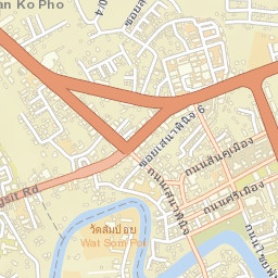 Nakhon Nayok Street Map