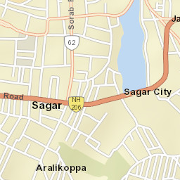 Sagar Street Map
