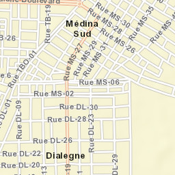 Kaolack Street Map