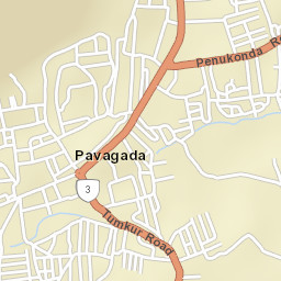 Pavugada Street Map
