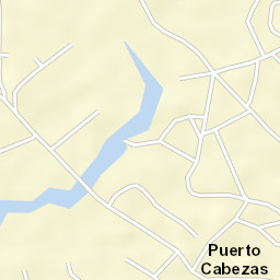 Puerto Cabezas Street Map