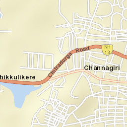 Channagiri Street Map