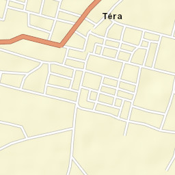 Téra Street Map