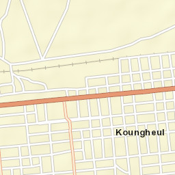 Koungheul Street Map