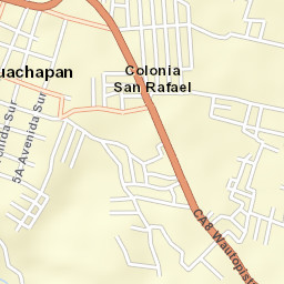 Ahuachapán Street Map