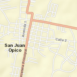 San Juan Opico Street Map