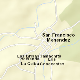 San Francisco Menéndez Street Map