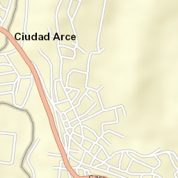 Ciudad Arce Street Map