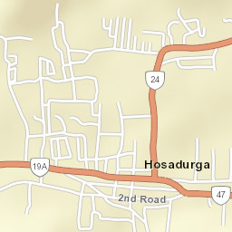 Hosdurga Street Map
