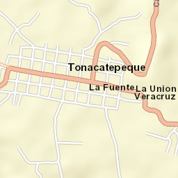 Tonacatepeque Street Map