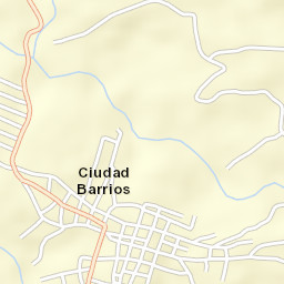 Ciudad Barrios Street Map