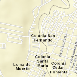 Sonzacate Street Map