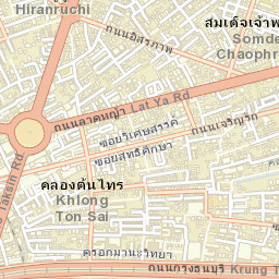 Khlong San Street Map
