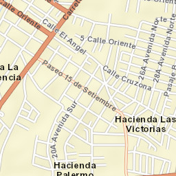 Sonsonate Street Map