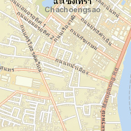 Chachoengsao Street Map