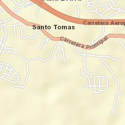 Santo Tomás Street Map