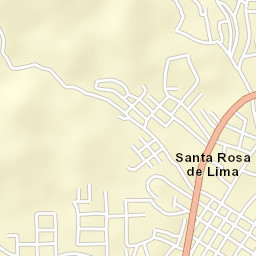 Santa Rosa de Lima Street Map