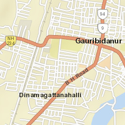 Goribidnur Street Map