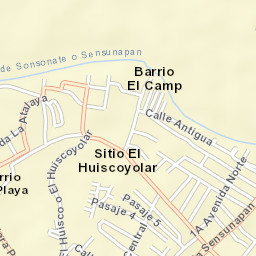 Acajutla Street Map