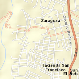 Zaragoza Street Map