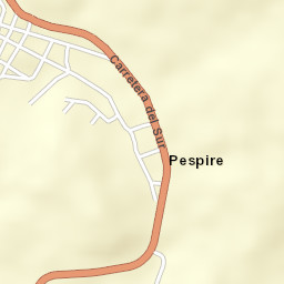 Pespire Street Map