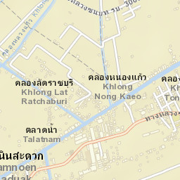 Damnoen Saduak Street Map