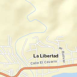 La Libertad Street Map