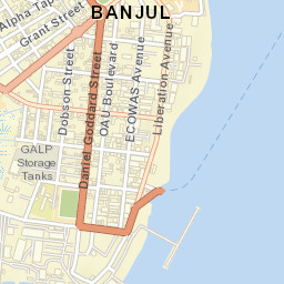 Banjul Street Map