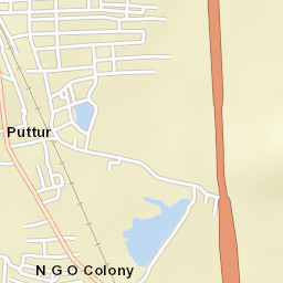 Puttur Street Map