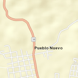 Pueblo Nuevo Street Map