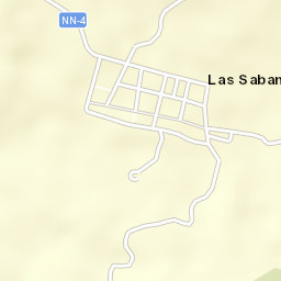 Las Sabanas Street Map