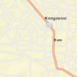 Kongoussi Street Map